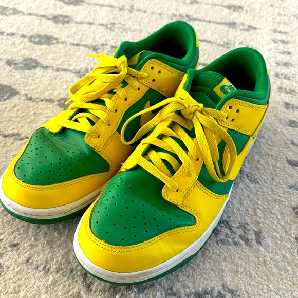 green and yellow dunks